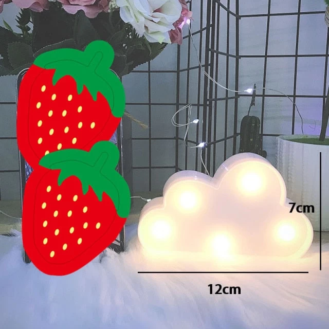 Decorative Letters Alphabet Letter LED Lights Luminous Number Lamp Decoration Battery Night Light Party Baby Bedroom Decoration - Image 8