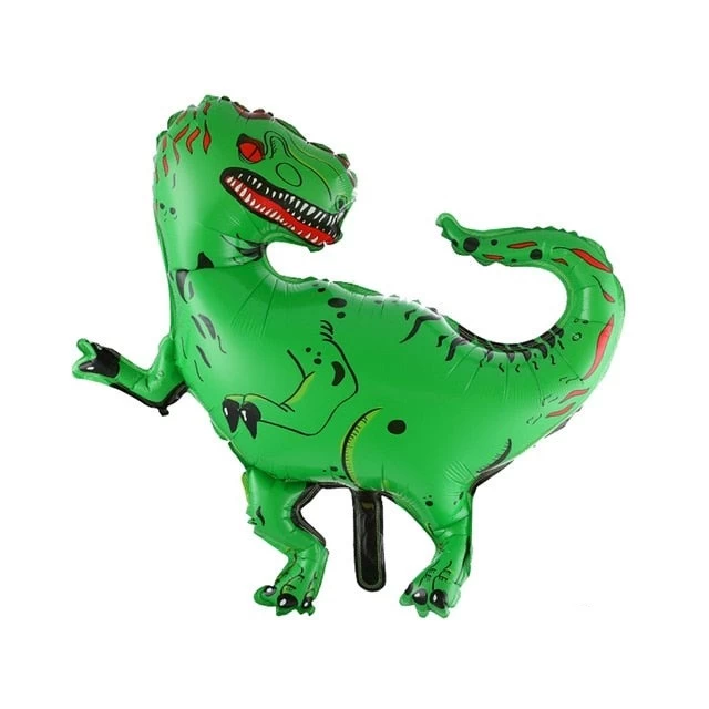 Large 4D Dinosaur Foil Balloons Green Dinosaur Standing Dragon Birthday Party Decorations Kids Supplies Boy Toys Air Globos - Image 19