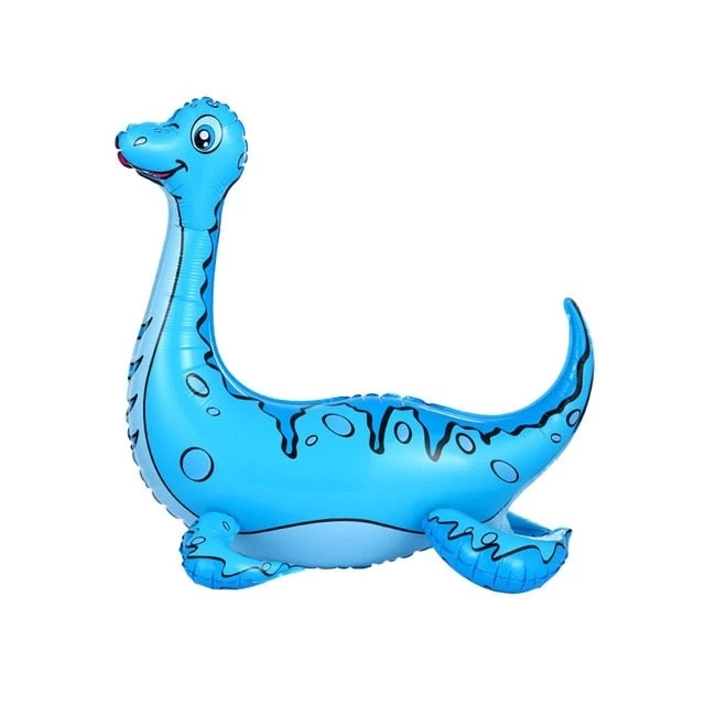 Large 4D Dinosaur Foil Balloons Green Dinosaur Standing Dragon Birthday Party Decorations Kids Supplies Boy Toys Air Globos - Image 3