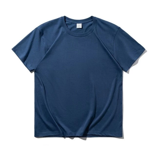 Combed Cotton Short Sleeve T-shirt Men Summer Casual Tshirt Women Basic Harajuku Soft T Shirt Tops Tee - Image 13