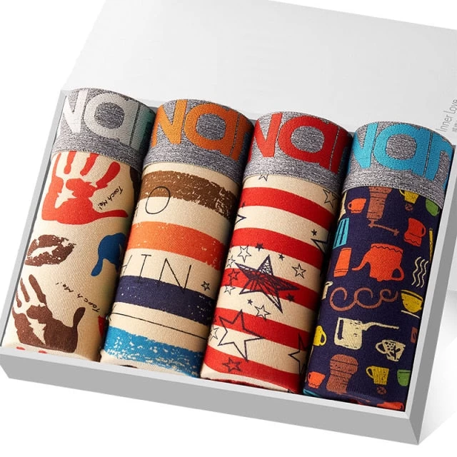 Underwear Men Cotton Boxer Homme Brand Underpants Male Panties Breathbale Shorts U Convex Pouch Plus Size L-3XL - Image 18