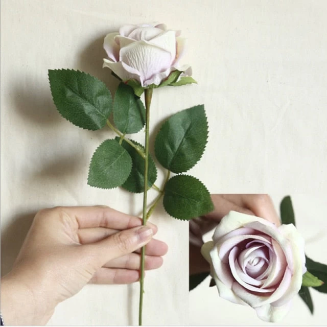 5Pcs Artificial Flowers Silk Rose Long Branch Bouquet For Wedding Home Decoration Fake Plants DIY Wreath Supplies Accessories - Image 8