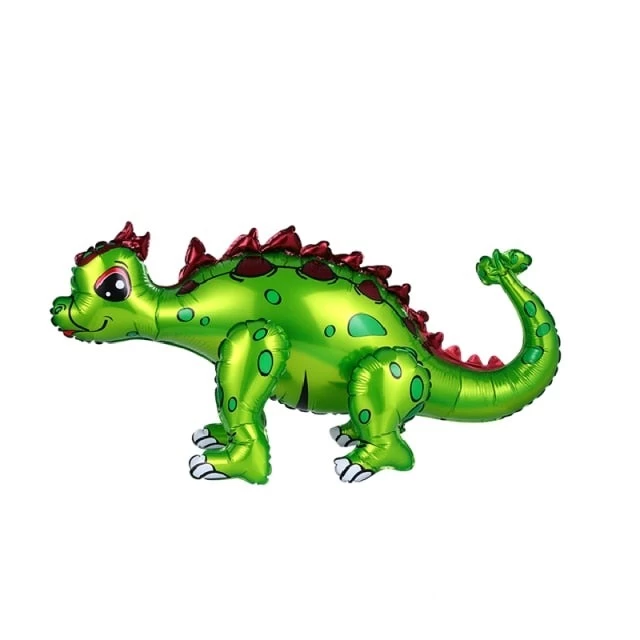 Large 4D Dinosaur Foil Balloons Green Dinosaur Standing Dragon Birthday Party Decorations Kids Supplies Boy Toys Air Globos - Image 11