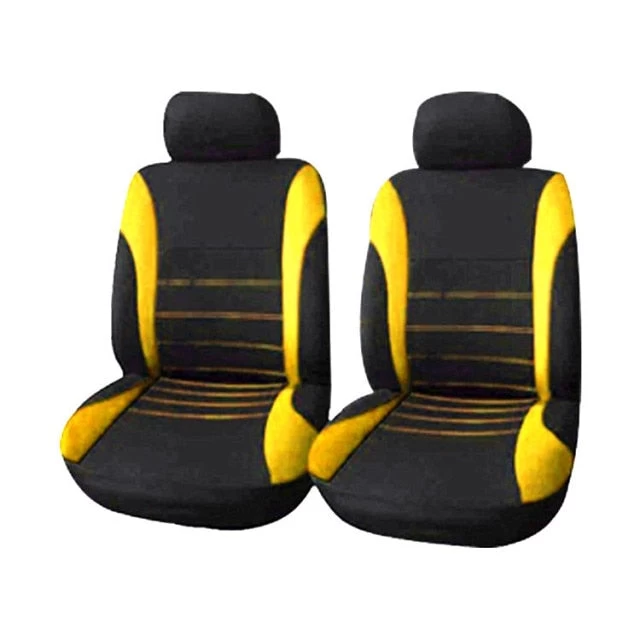 Auto Parts Car Seat Cover Polyester Fabric 2/4/9 Piece Set Four Season Universal Front/Rear Car Seat Cushion - Image 11