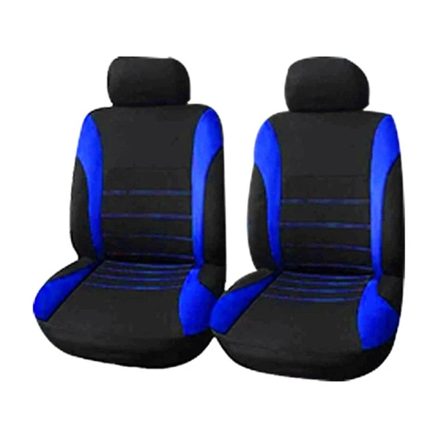Auto Parts Car Seat Cover Polyester Fabric 2/4/9 Piece Set Four Season Universal Front/Rear Car Seat Cushion - Image 7