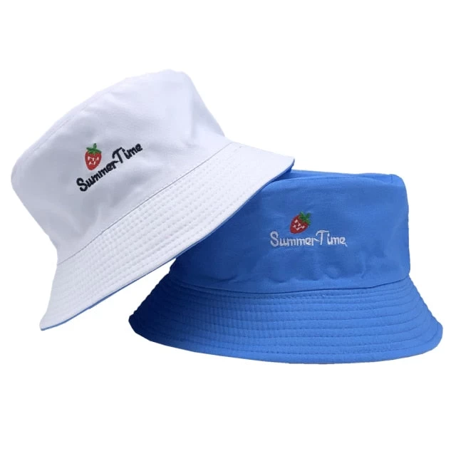 SMILE Bucket Hat Double Sided Bucket Hat Smiling Face Unisex Fashion Bob Cap Hip Hop Gorro Men Summer Cap - Image 8