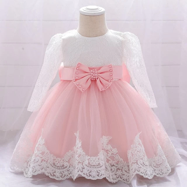 Christmas Sequin Cake Double Baby Girl Dress 1 Year Birthday Dress Newborn Party Wedding Vestidos Baby Girl Christening Clothes - Image 2