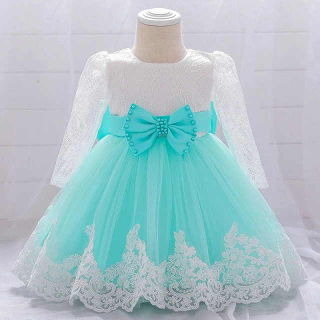 Christmas Sequin Cake Double Baby Girl Dress 1 Year Birthday Dress Newborn Party Wedding Vestidos Baby Girl Christening Clothes - Image 9
