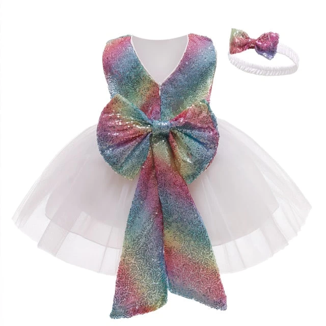 Baby Dress For Baby Girls 1st Year Birthday Dress Infant Sequin Party Princess Dress Baby Carnival Costume Newborn Clothes - Image 15