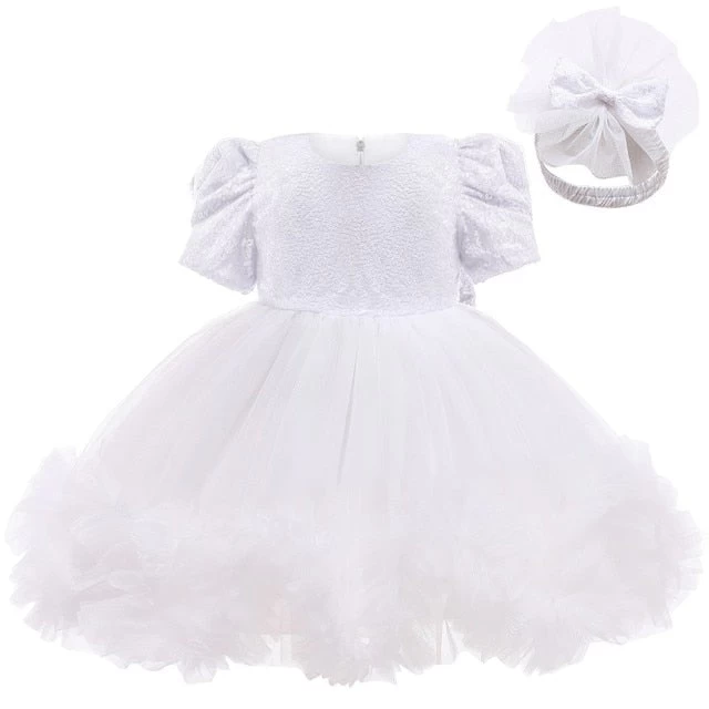 Baby Dress For Baby Girls 1st Year Birthday Dress Infant Sequin Party Princess Dress Baby Carnival Costume Newborn Clothes - Image 8