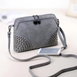 Fashion Vintage Chain Small Bag Scrub Fashion Messenger Bag Female Handbag Messenger Bag
