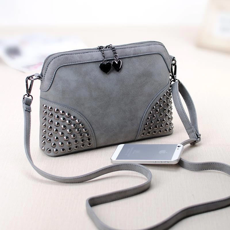 Fashion Vintage Chain Small Bag Scrub Fashion Messenger Bag Female Handbag Messenger Bag