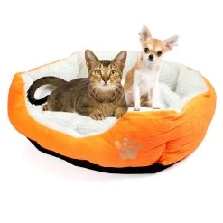 Super Cute Soft Cat Bed Winter House For Cat Warm Cotton Dog Pet Products Mini Puppy Pet Dog Bed Soft Comfortable Pet Sofa