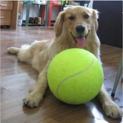 1PC 24CM Big Inflatable Tennis Ball Giant Pet Toy Tennis Ball Dog Chew Toy Signature Mega Jumbo Kids Toy Ball Outdoor Supplies