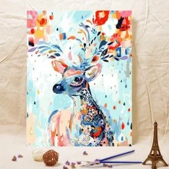 HOME BEAUTY Digital Oil Paint Painting By Numbers Diy Picture Drawing On Canvas Oil Painting By Hand Coloring G202