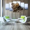 6 Panels Set Group Painting Lion Animal Pictures Printed Canvas Wall Art Home Decoration Unframed