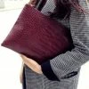 Fashion Crocodile Grain Women's Clutch Bag Leather Women Envelope Bag Clutch Evening Bag Female Clutches Handbag