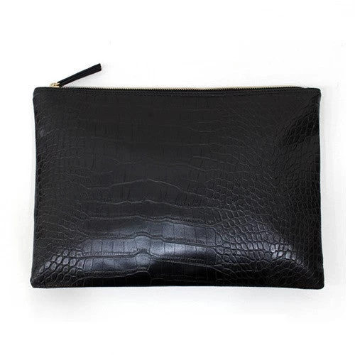 Fashion Crocodile Grain Women's Clutch Bag Leather Women Envelope Bag Clutch Evening Bag Female Clutches Handbag - Image 4