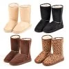 Fashion Women Winter Warm Mid Calf Snow Cold Weather Boots Shoes