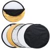 24" 60cm 5 In 1 Portable Collapsible Light Round Photography Reflector For Studio Multi Photo Disc