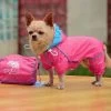 Small Pet Dog Hoody Jacket Rain Coat Waterproof Clothes Slicker Jumpsuit Apparel