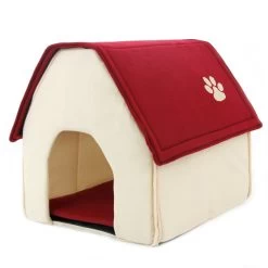 Arrival Dog Bed Cama Para Cachorro Soft Dog House Daily Products For Pets Cats Dogs Home Shape 2 Color Red Green