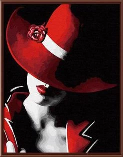 Frameless Pictures Paint By Numbers DIY Digital Canvas Oil Painting Wall Art Home Decoration Beauty Lady 40*50cm G013