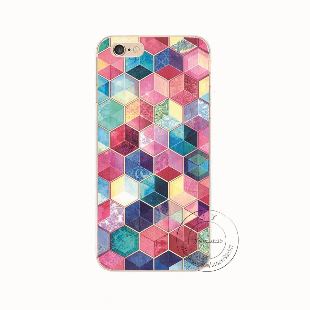 Shell For Apple IPhone 5 5S SE 5C 6 6S 7 Plus 6SPlus Back Case Cover Printing Mandala Flower Datura Floral Cell Phone Cases - Image 14