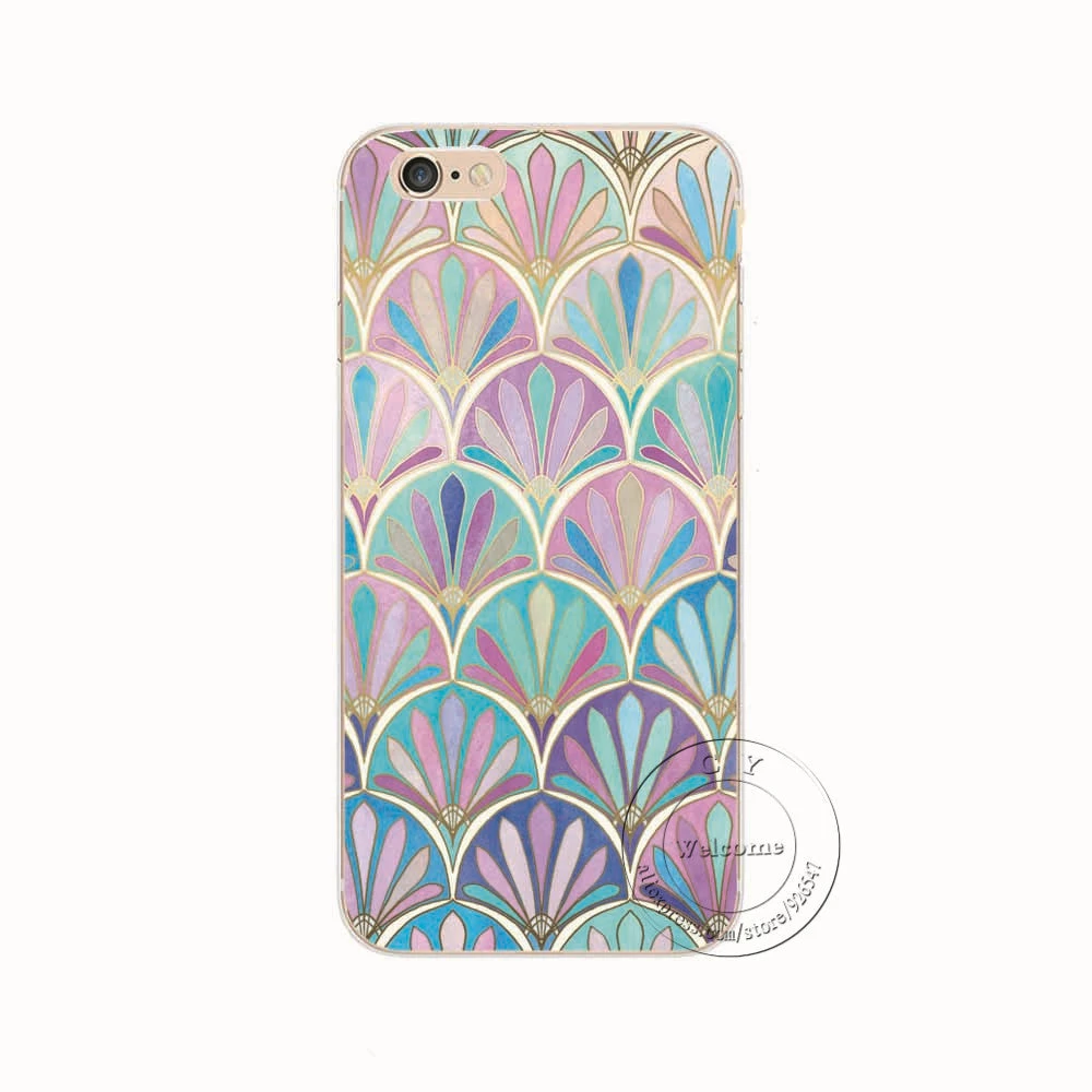 Shell For Apple IPhone 5 5S SE 5C 6 6S 7 Plus 6SPlus Back Case Cover Printing Mandala Flower Datura Floral Cell Phone Cases - Image 10