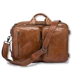 100% Genuine Leather Men Messenger Bags Business Bag Laptop Men Bags Men's Briefcase Tote Shoulder Laptop Men's Travel Bag 432