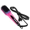 ACEVIVI Digital Electric Hair Straightener Brush Comb Detangling Straightening Irons Hair Brush EU/ US/ UK Plug