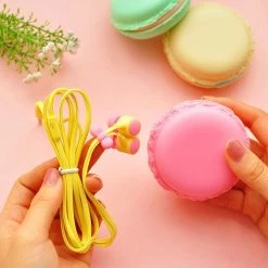 Macarons Design In-Ear Earphone For Xiaomi Samsung IPhone Cute Earphone For MP3 Player