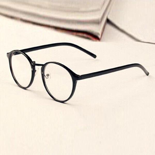 Mens Womens Nerd Glasses Clear Lens Eyewear Unisex Retro Eyeglasses Spectacles - Image 3