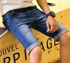 Summer Men Plus Short Jeans Men's Fashion Shorts Men Summer Clothes Brand Homme Short Pants 001