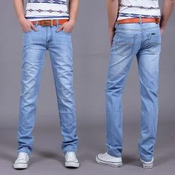 Fashion Utr Thin Men's Spring And Summer Style Jeans Brand Denim Jeans High Leisure Casual Jeans