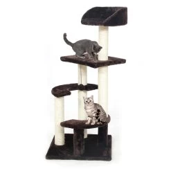 Cat Toy Scratching Wood Climbing Tree Cat Jumping Toy With Ladder Climbing Frame Cat Furniture Scratching Post