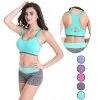 Women Sexy Push Up Yoga Bra Tops Hollow Back Breathable Shock Absorption Fitness Exercise Sport Tank Vest Shirts