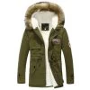 Winter Style Warm Men's Jacket Parka Thick Warm Fur Collar Long Cotton Jacket Men Comfortable Cotton Hooded Parka Men