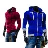Men's Casual Hooded Casual Hoodie Coat Man Cardigan Slim Sweatshirts Jackets M-4XL
