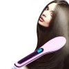 Hair Brush Auto Fast Hair Straightener Comb Irons With LCD Display Electric Straight Hair Comb Straightening