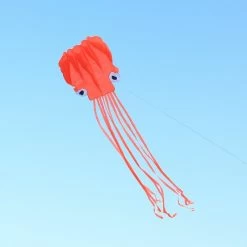 4m Single Line Stunt RED Octopus Power Sport Portable Flying Kite Outdoor Sports Gift Toys Kite Easy To Fly