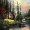 Wall Landscape Oil Painting By Numbers Home Pictures Canvas Oil Painting Coloring By Number