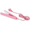 Mini Portable Hair Straightener Iron Pink Ceramic Electronic Titanium Straightening Corrugated Curling Iron Flat Styling Tools