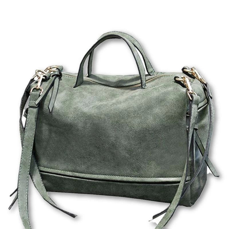 Arrive Women Shoulder Bag Nubuck Leather Vintage Messenger Bag Motorcycle Crossbody Bags Women Bag CX003