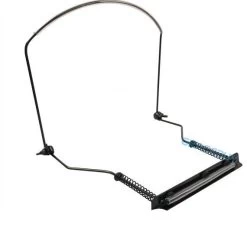 10 Holes Harmonica Neck Holder Adjustable Mouth Organ Stand Harmonica Harp Rack -Metal Black