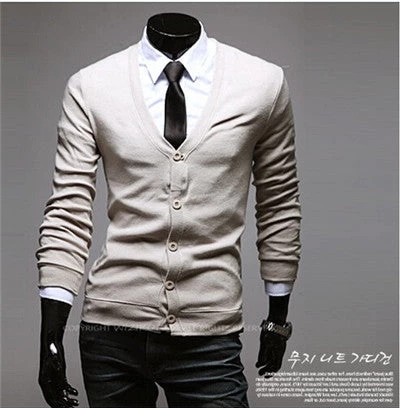 Autumn Fashion Crime Brand Knitting Cardigan Sweater Men Cardigan Sweater Leisure Men V-neck Sweater Men - Image 13