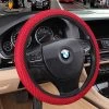 Sandwich Fabric Handmade Steering Wheel Cover Breathability Skidproof Universal Fits Most Car Styling Steering Wheel