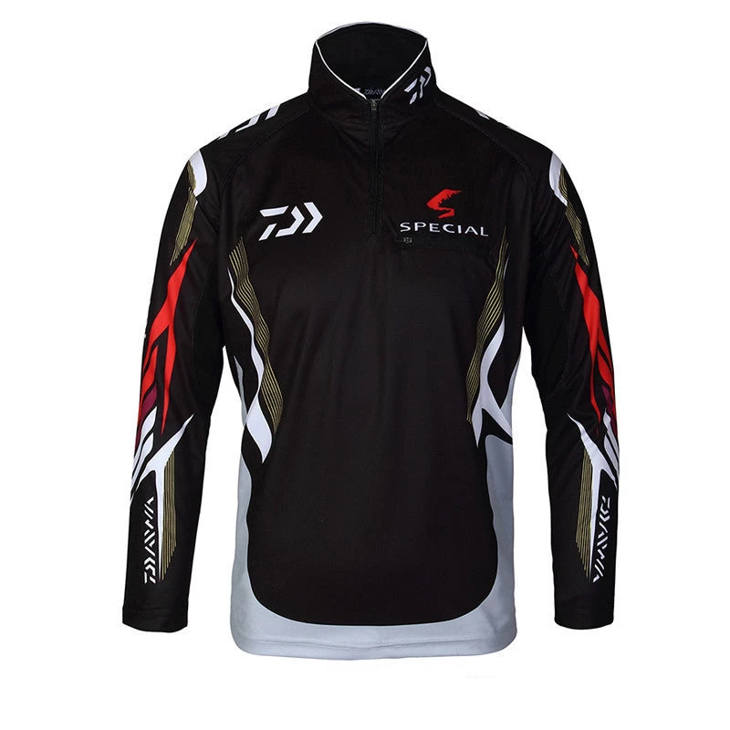 Men Brand Daiva Fishing Clothing UV Protection Moisture Wicking Breathable Long Sleeve Fishing Shirt Camisas Pesca