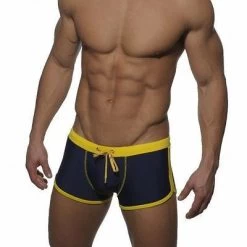 Mens Sexy Swimming Swim Trunks Tether Shorts Slim Briefs Swimwear XB089