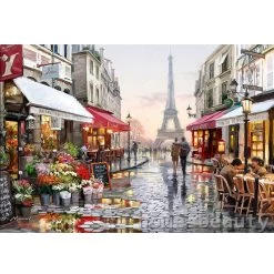 Diy Digital Oil Painting By Numbers Paint Drawing Coloring By Number Canvas Hand Painted Picture Wall Decor Eiffel Towel E190